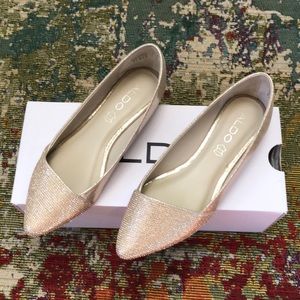 Gold Aldo Musigliano Shoes
